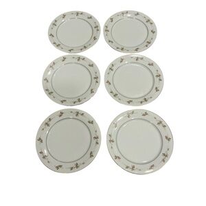 zylstra handcrafted autumn gold dinner plate set of 6 10 1/2”